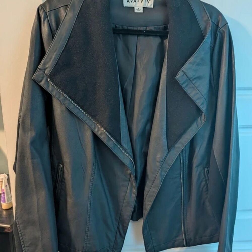 🖤 Ava & Viv Faux Leather Moto Jacket 🖤